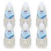 Lola Cotton Deck Mop Refill 24-pack bulk replacement mop heads, all 24 cotton refills displayed