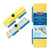 Lola Squeezematic Butterfly Sponge Mop with blue cellulose sponge head and steel butterfly wringer mechanism