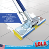 Scuff Remover scrubber strips on sides of sponge head remove scuff marks and ground-in dirt
