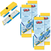 Lola Squeezematic 100% poly foam sponge mop refill 2-pack, 9 in sponge, 6.625 in connector, fits butterfly mops with scrubber strips