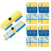 Lola Squeezematic Sponge Mop cellulose refill, sponge and connector sides, 9 x 6.625 in, with four 2-pack refill packages