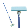 Lola Squeezematic Butterfly Sponge Mop classic version, with blue steel handle, butterfly wringer and cellulose sponge head