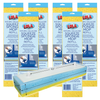Lola Natural Cellulose Squeeze Sponge Mop Refill 6-pack with six retail packs and bare sponge; 9" L, 6.5" peg spacing, 2.375" W, 1.25" thick