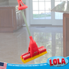 Lola Pro Amazin Mop in flat mop position on glossy marble tile kitchen floor, American owned and operated family business since 1969
