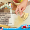 "The Original" Tampico Le Brush - Tampico Bristle Vegetable Brush with Comfort Wood Knob ($9.99 sale for 2)