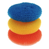 Lola Plastic Mesh Scourers Multi Pack Non-Scratch Kitchen Scrubbers for Pots, Pans and Dishes