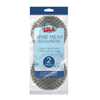 Lola Wire Mesh Scourers 2-pack package, rust resistant for tough jobs, cleans caked-on baked-on messes