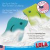 Non-scratch scrub side and sponge side wipe clean; Made in USA ultra absorbent hydrophilic foam creates suds, lasts longer, stays sanitary