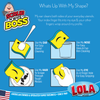 Infographic: What's Up With My Shape? Ear cleans utensils, nose cleans glass and cup rims, hair scrapes messes, eye finger hole grips