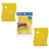 Lola Scrub Boss 3-pack resealable bag, yellow non-scratch scrubbing sponges, tough in cold water, gentle in warm water
