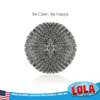 Single Lola jumbo wire mesh scourer, Be Clean Be Happy metal kitchen cleaning scrubber for dishwashing