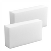 Lola Rubaway Eraser Pads white melamine sponge 2-pack: two rectangular white foam pads side by side at an angle
