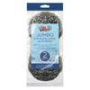 Lola Jumbo Stainless Steel Scourers 2-pack package for all cookware, long lasting, will not rust
