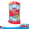 Lola Wonder Scourer retail package with single silver scourer, 1 pack, won't scratch non-stick, coated cookware or delicate surfaces