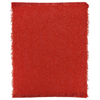 Lola Scruffy Non-Scratch Jumbo Scouring Pad, single red polypropylene wire cloth scourer, front view