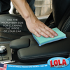 Use the microfiber side for cleaning the inside of your car, wiping car interior dashboard surfaces