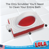 Ultimate scrubber cleaning tough stains efficiently, perfect for spotless surfaces and easy home maintenance.