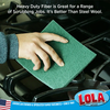 Heavy duty fiber scrubber for a range of scrubbing jobs, better than steel wool, scrubbing a stove grate