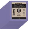 Lola Wowables XL Swedish dishcloths, 30 purple/lavender sheets with kraft label, reusable compostable paper towels, OEKO-TEX Standard 100