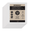 Wowables Swedish dishcloths XL white/natural sheet with diamond-quilted cellulose texture; 30 fast-drying sheets, Lola, made in Germany