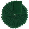 36-count Lola Pot Brite green scouring pads fanned out in a circle for kitchen cleaning use