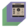 Wowables Lola Swedish dishcloths XL 24-count pack, purple and green sheets with kraft label: reusable, biodegradable, OEKO-TEX certified