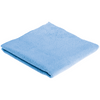 Lola Jumbo Microfiber Cleaning Cloth single, folded blue 12" x 12" microfiber cleaning cloth