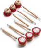 "The Original" Dishwashing & Vegetable Brush, Birch Wood Handle & Head