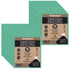 Two 10-count packs of mint green Lola Wowables Swedish Dishcloths with retail packaging and Oeko-Tex certification