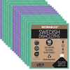 Swedish Dishcloths Biodegradable Reusable Paper Towels Absorbent Kitchen by LOLA (9.99 SALE on 10 Count Only)