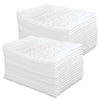 Lola 32-count dry sweeping cloth refills, two staggered stacks of white diamond-embossed dry cloths