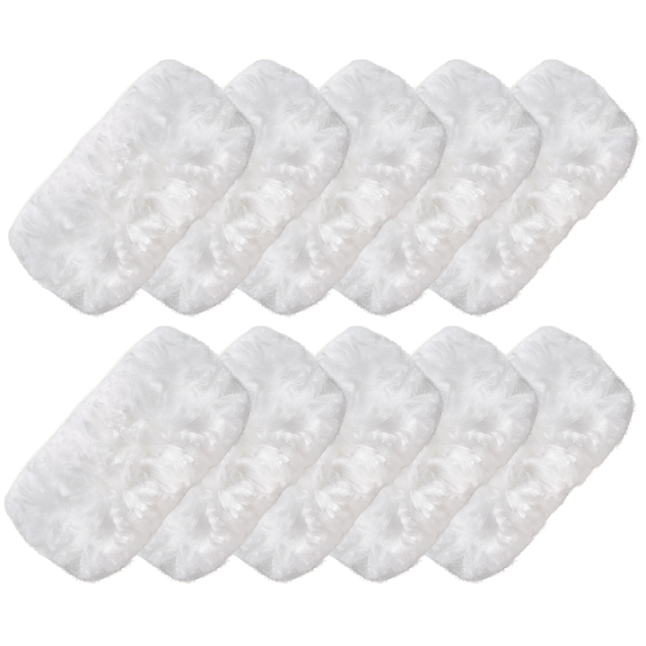Lola 360 Degree Duster Refills 10-count, white fluffy replacement heads for cleaning dusters