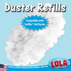 Lola 360 Duster Refill, replacement dusting refill compatible with Swiffer 360 Duster handle