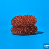 Copper Mesh Scourer, size 3.5" x 3.5" x 1.25", for Heavy Duty Jobs (Case of 240)