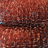Copper Mesh Scourer, size 3.5" x 3.5" x 1.25", for Heavy Duty Jobs (12 Pack)