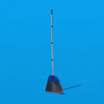Big Angle Broom, 12" wide head w/ 4 piece threaded handle