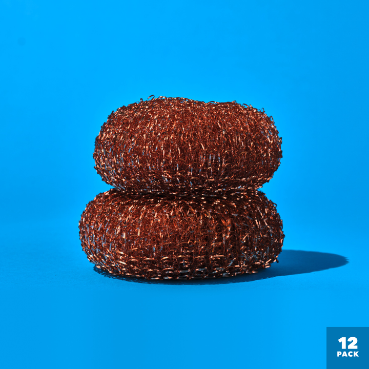 Jumbo Copper Mesh Scourer - 12 pack
