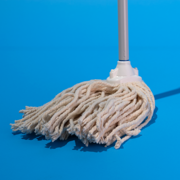 Cotton Deck Wet Mop Replacement Head, Soft Cotton Yarn, Fits Most Standard  US Threaded Handles