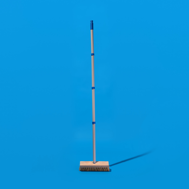 Lola Outdoor Deck Scrubber Brush with Coco Bristles