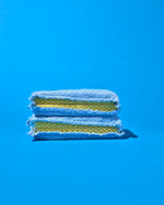 Lola Products Microfiber & Nylon Net Sponges: 2 Dual Sided Nylon Net Sponge Pads, Non-Scratch and 2-Sided Cleaning Sponge Pads, 4 Pack Combo